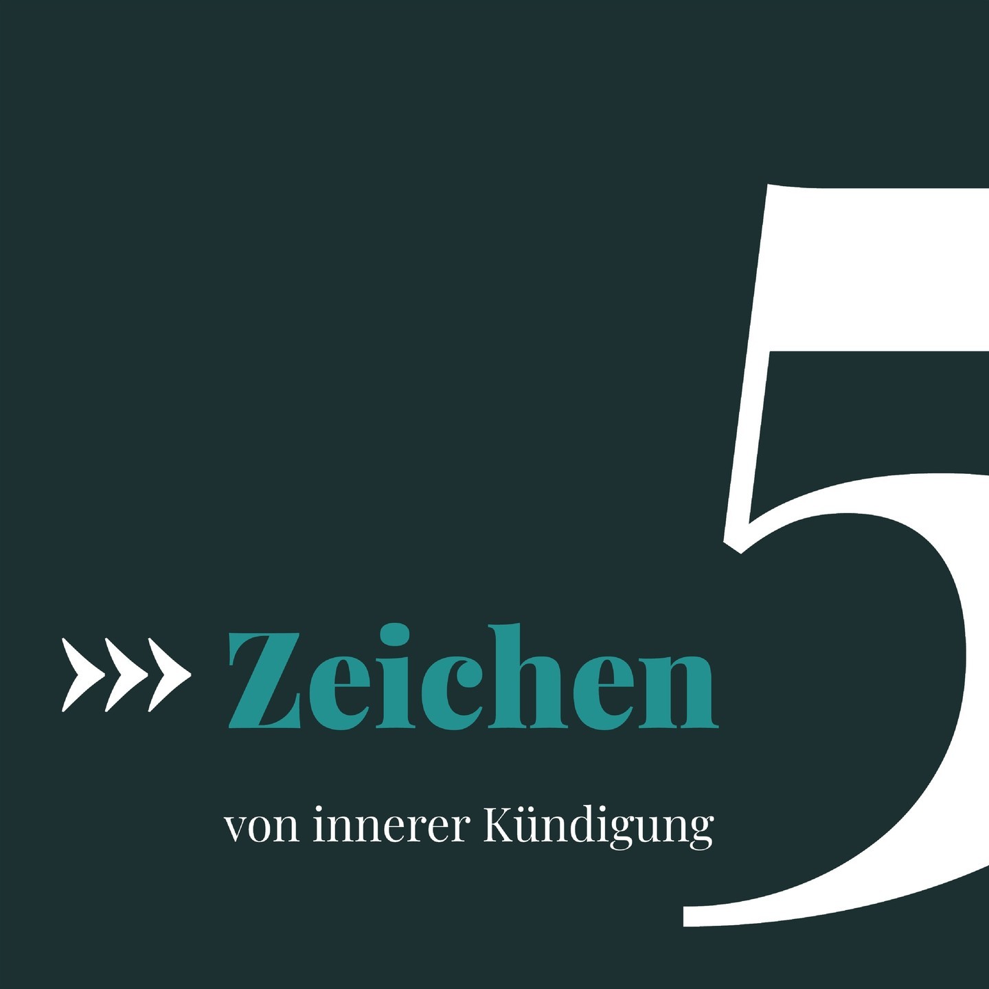 5 Zeichen innerer Kündigung